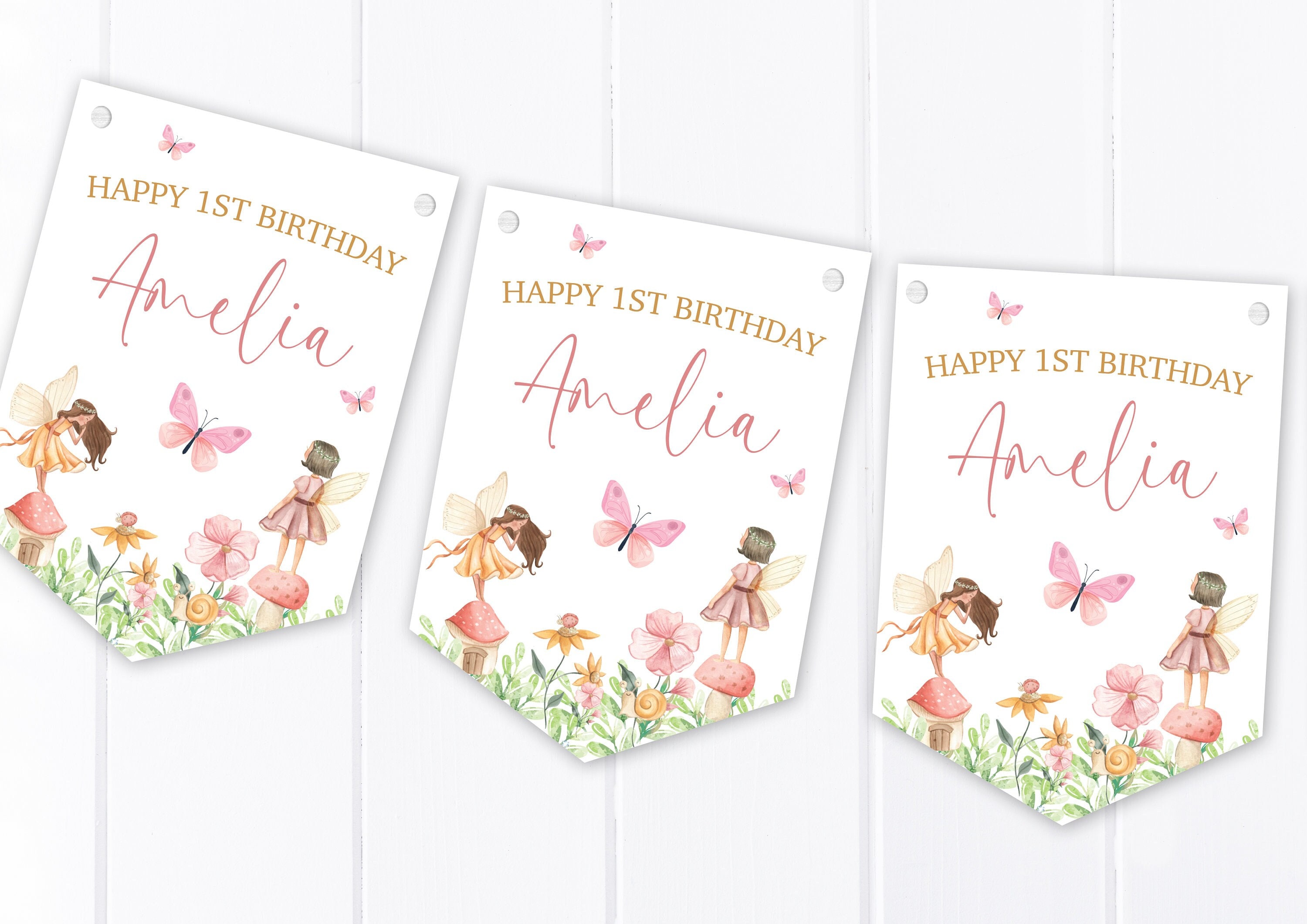 Fairy first birthday decorations - België