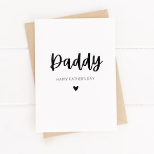 Tarjeta del Día del Padre - Feliz Día del Padre Papi, Papá - Cualquier Color de Texto - Franqueo de 1ª Clase