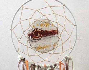 Fused Glass Dream Catcher