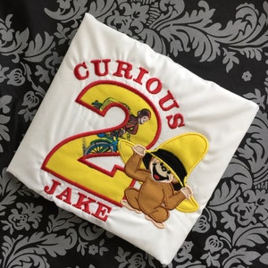 Curious Monkey Birthday Shirt