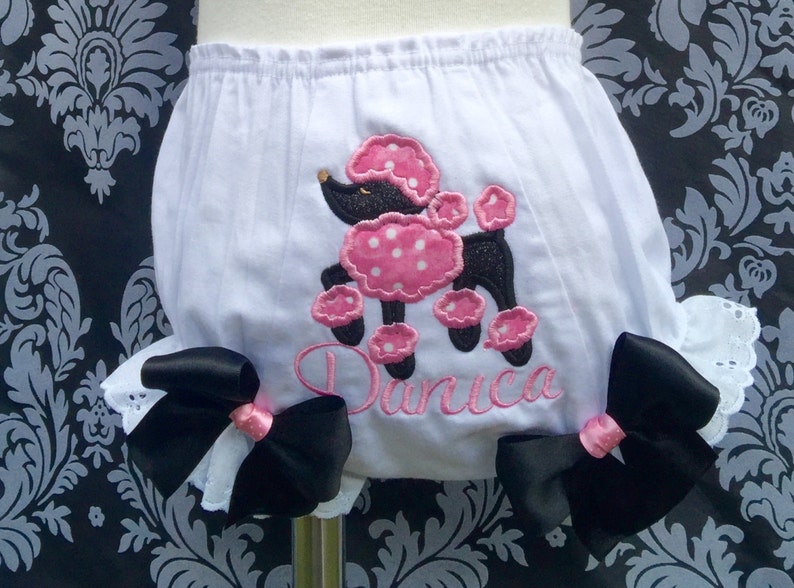 Cute In Paris Poodle Ribbon Tutu Set image 3