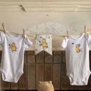 Baby Shower Bodysuit Banner Made to Match a Theme
