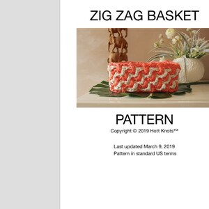 Crochet Basket Pattern, Intermediate Pattern, Storage Baskets, Crochet Pattern, Basket, Nursery Decor, Gift, Extreme Knitting, T-shirt Yarn image 3