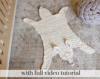 Crochet Fox Pattern, Fox Room Decor, Crochet Rug Pattern, Crochet Animal Rug, Woodland Crochet, Crochet Pattern, Animal Rug Pattern
