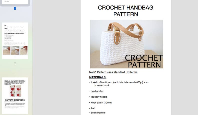 Crochet Bag Pattern, Purse Tutorial, Crochet Purse Pattern, Personalized Gift, Easy Crochet Pattern, Crochet Purse Pattern, Crochet Patterns image 5