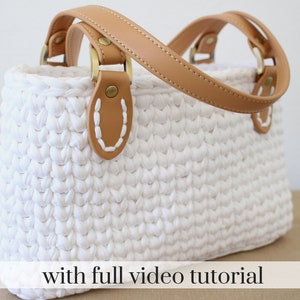 Crochet Bag Pattern, Purse Tutorial, Crochet Purse Pattern, Personalized Gift, Easy Crochet Pattern, Crochet Purse Pattern, Crochet Patterns image 1