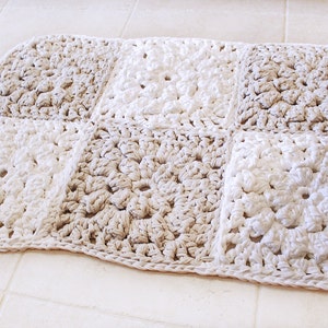 Crochet Rug Pattern, Chunky Floor Rug, Crochet Pattern, Super Bulky Rug, Rug Tutorial, XXL Crochet, Bedroom Rug, Hygge Decor, Wedding Gift image 2