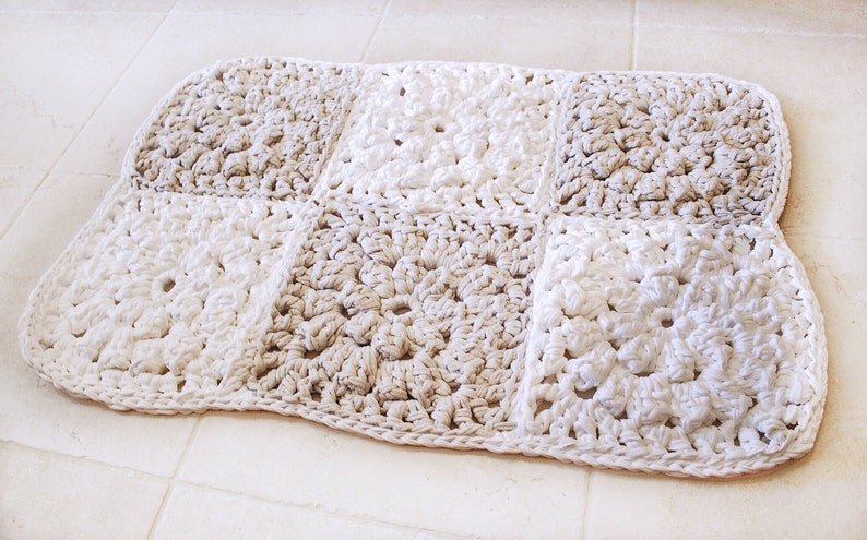 Crochet Rug Pattern, Chunky Floor Rug, Crochet Pattern, Super Bulky Rug, Rug Tutorial, XXL Crochet, Bedroom Rug, Hygge Decor, Wedding Gift image 2