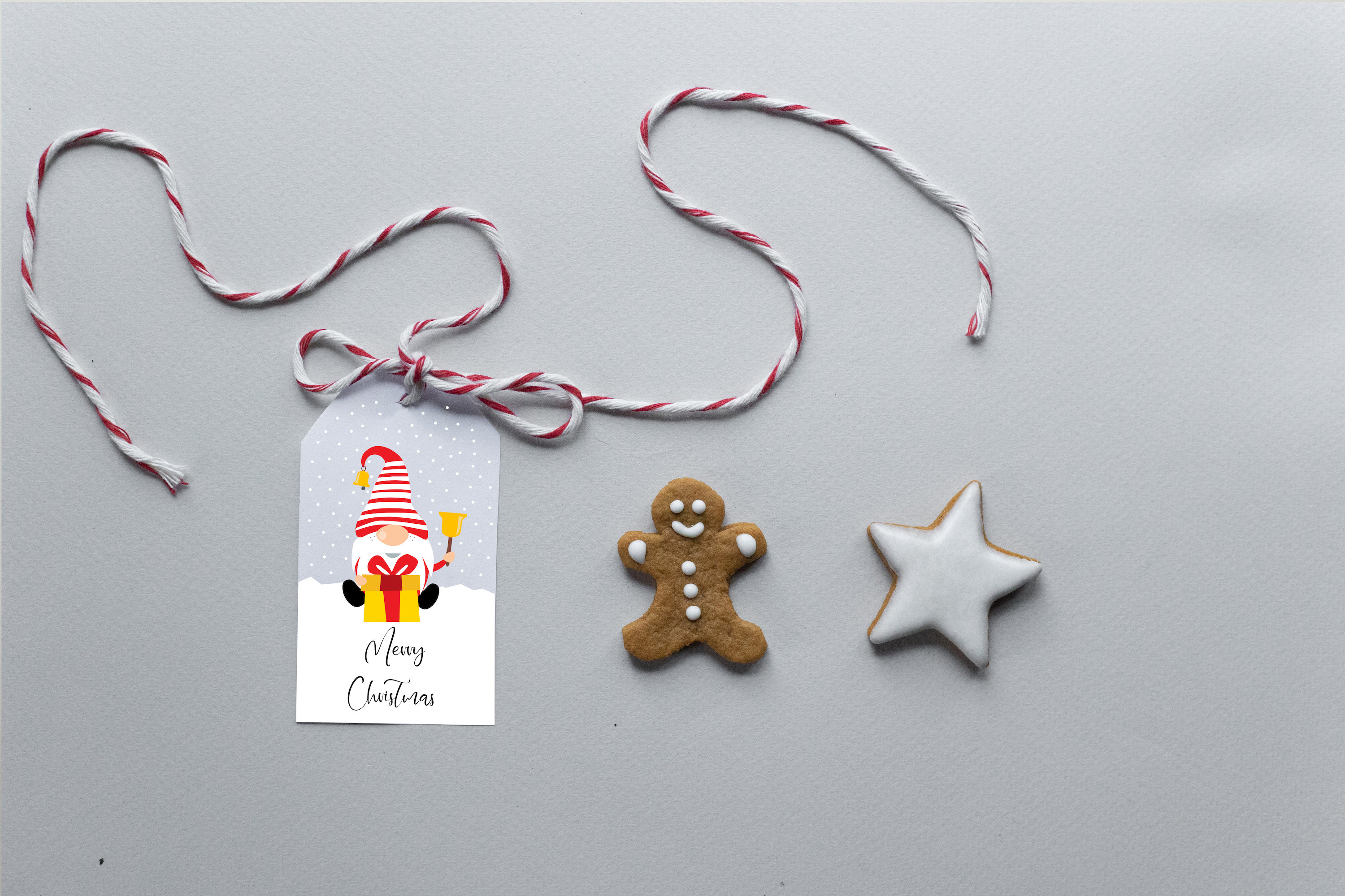 Christmas Gnome Gift Tags: Printable Holiday Tags (digital File) - Etsy