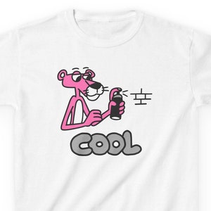 Camiseta infantil con la pantera rosa