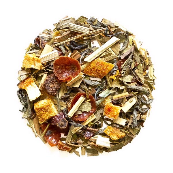 Artisan Loose Leaf Tea: Sea Glass Green Iced Blend small batch