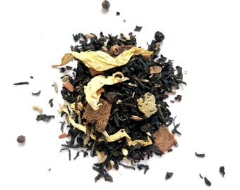 Organic Loose Leaf Tea: Pumpkin Harvest Chai, Handcrafted in Small Batches