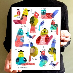 BLOB BIRDS 2 - Etsy