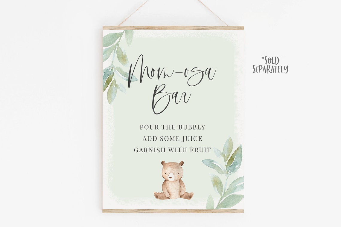 Guess how many gummy bears sign // bear woodland animal | Etsy
