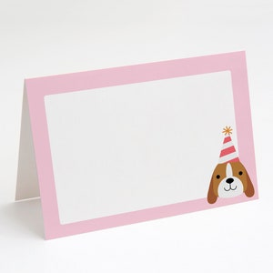 dog birthday party table tents