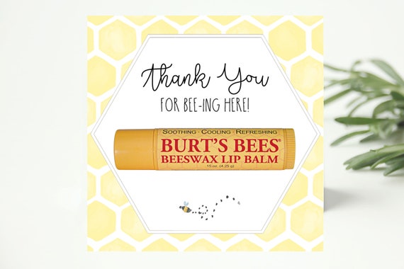 burt's bees baby shower favors