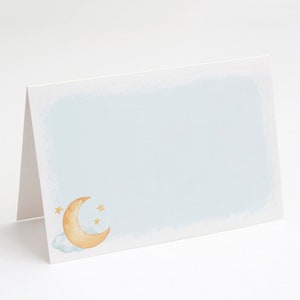 diy voedsellabelkaarten, tafeltent, plaatskaarten // blauw twinkle twinkle little star thema babay shower