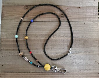 set pendenitf Unique Antique. 6 tribal beads Hand made Ceramic Moo Raw black rustic