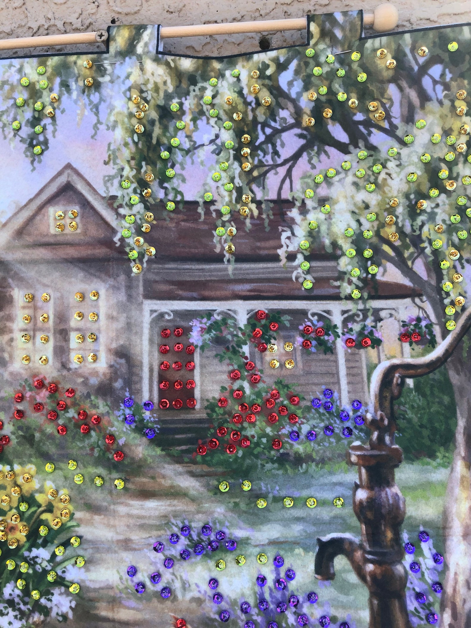 Summer Finished Jeweled Banner Etsy