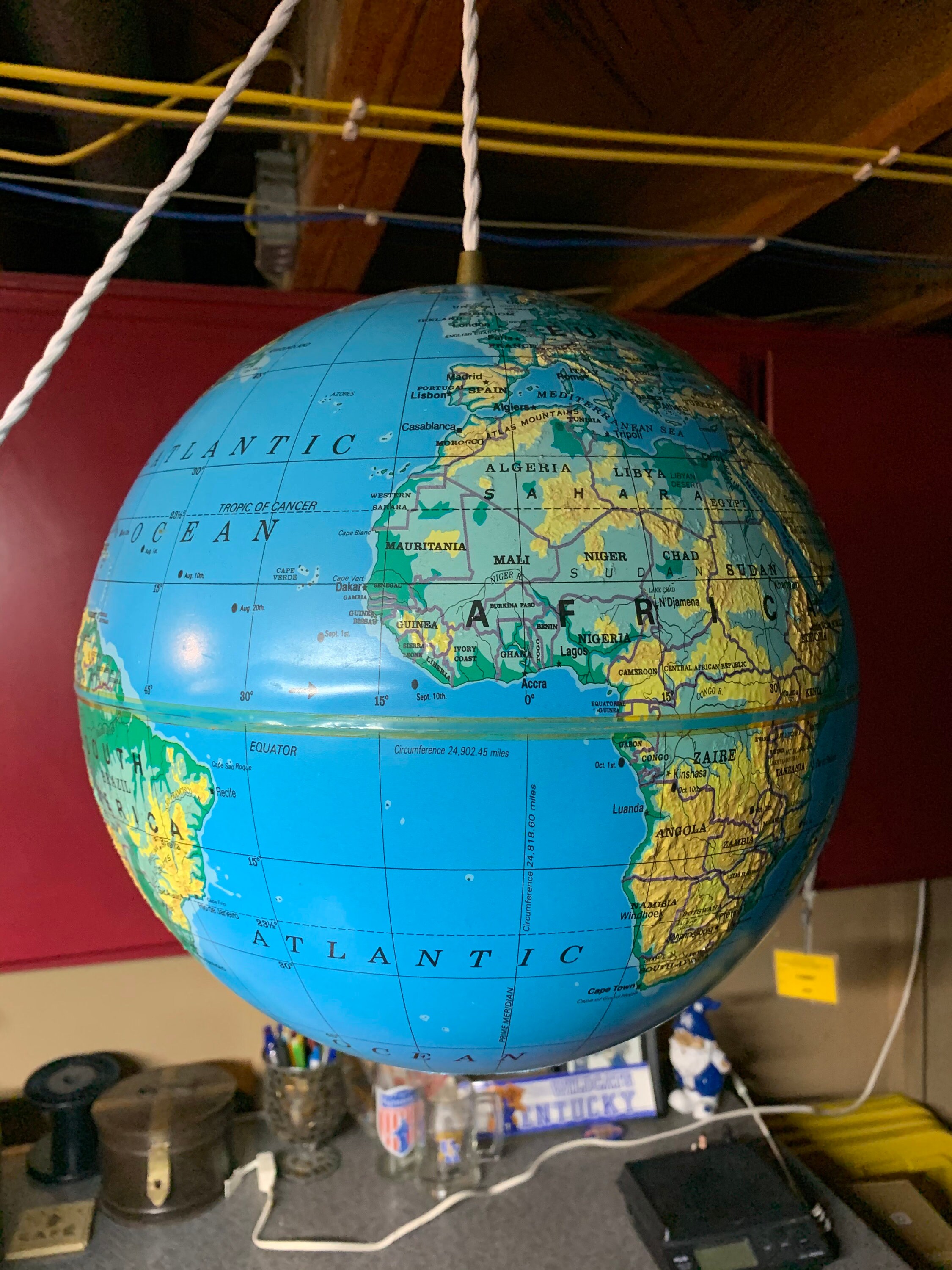 World Globe Pendant Light Pendant Lamp Glow Light Globe Etsy