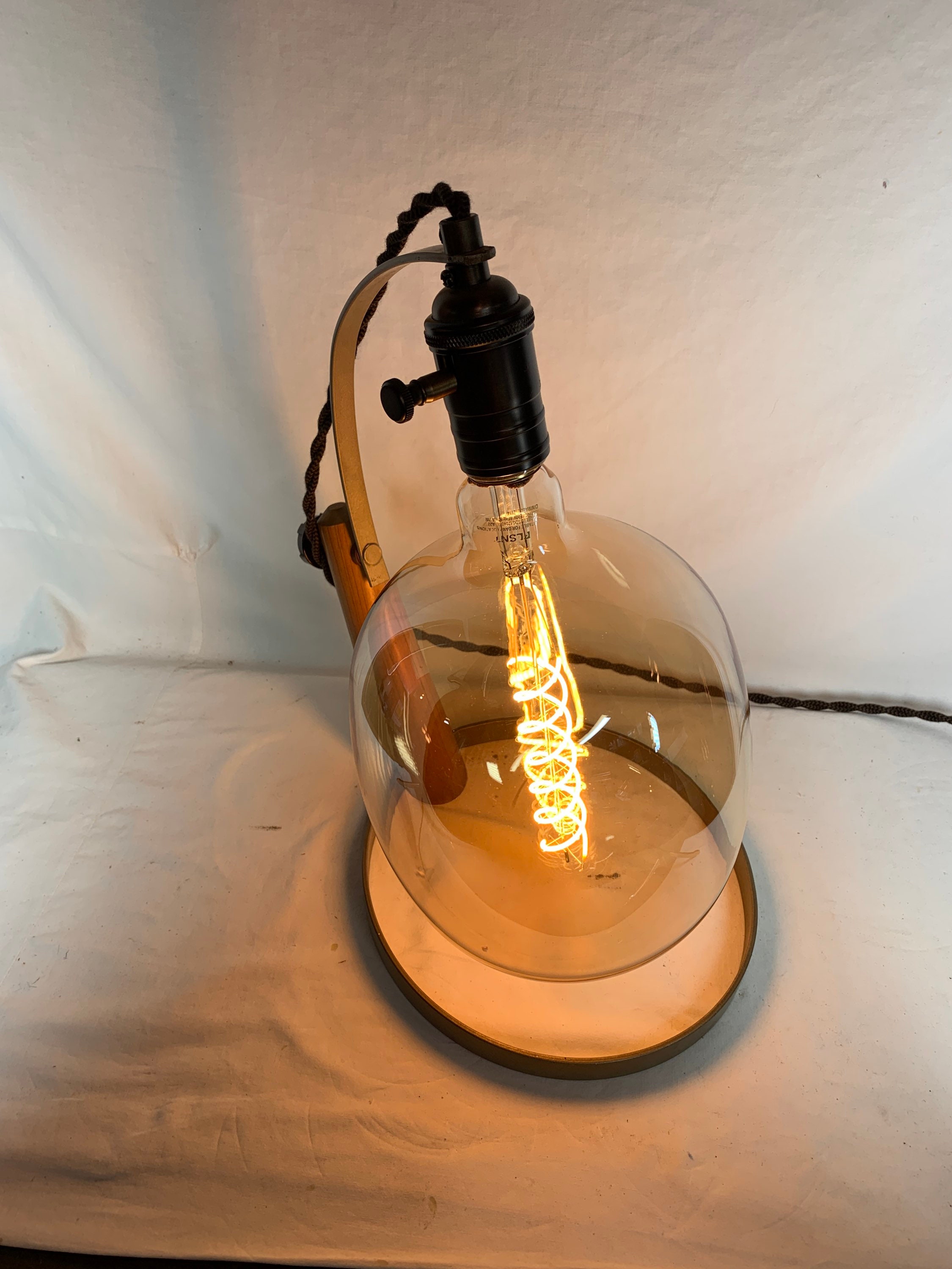 Lampe moderne du milieu du siècle w / ampoule LED Edison surdimensionnée -   Canada