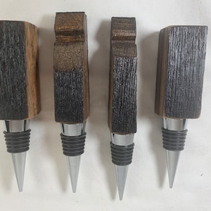 Barrel Stave Bottle Stopper, Wine Bottle Stopper, Bourbon Barrel Staves, Mothers Day, Gift