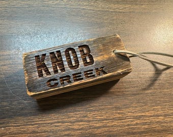 Bourbon Stave Laser Engraved Ornaments, Fathers Day