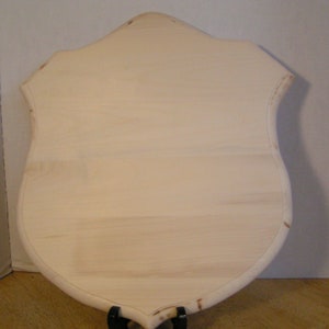 LARGE UNFINISHED DEER plaque