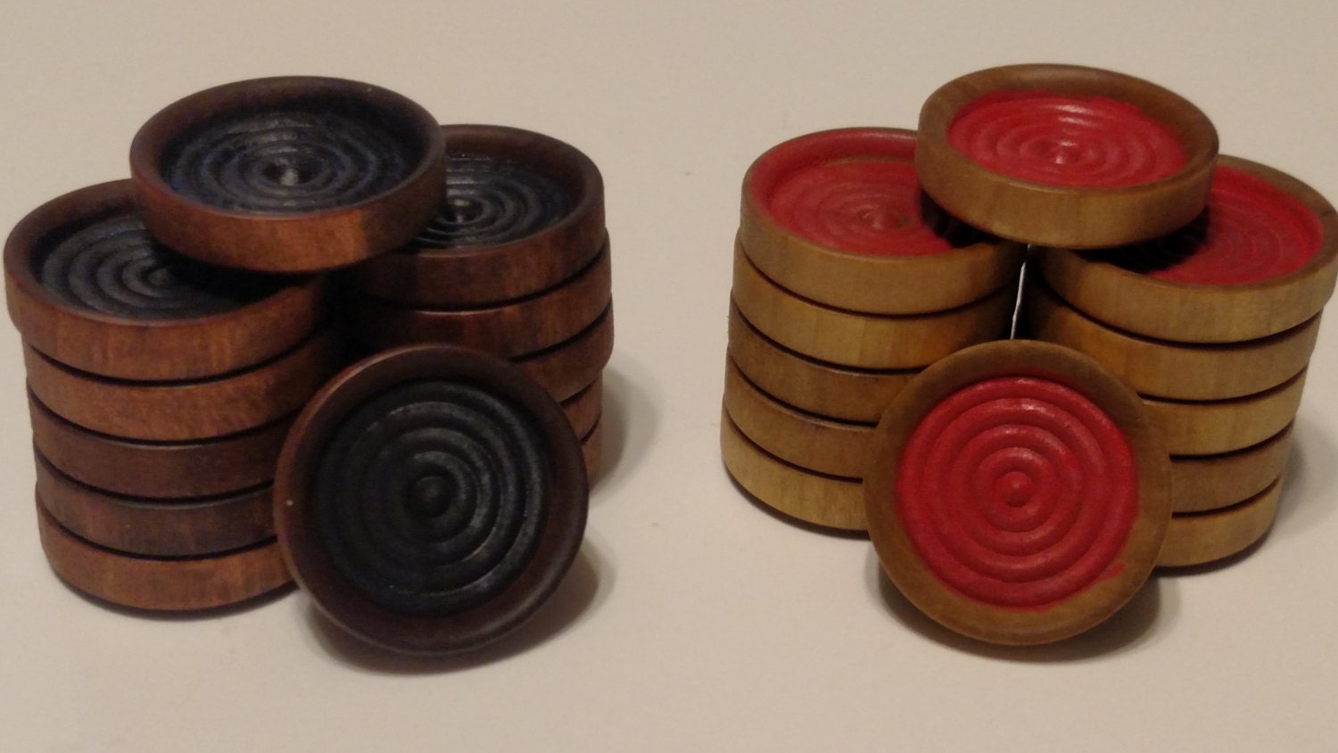 HANDPAINTED CHECKERS SET