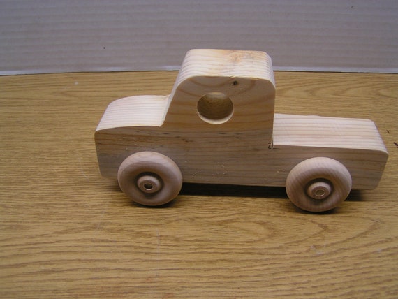 wooden truck