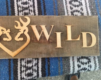 RECLAIMED WOODEN SIGN