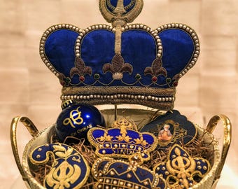 Crown with Khanda Tree Topper Set