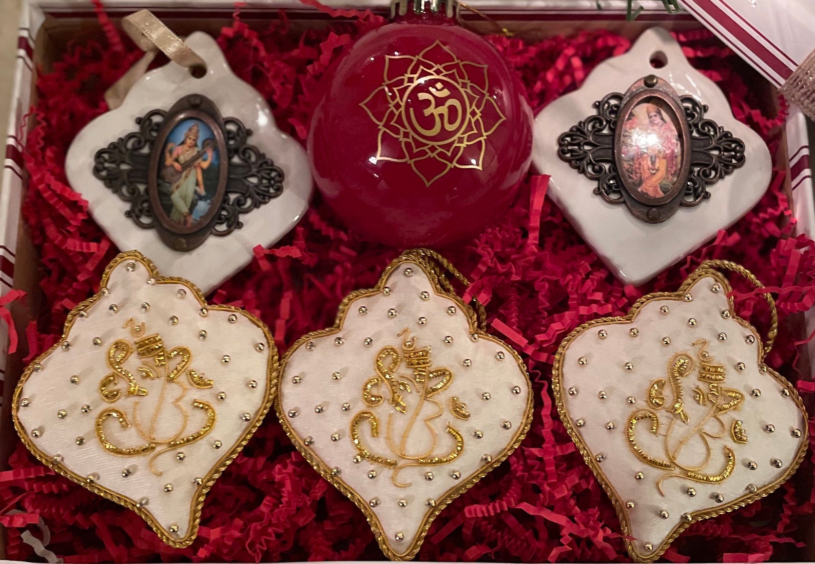 Hindu Holiday Ornament Set of 12 Etsy UK