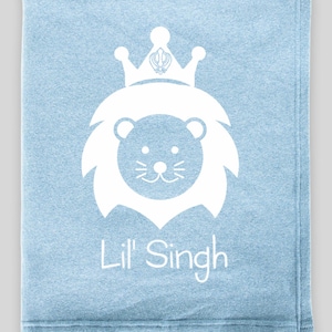 Lil&#39; Kaur or Lil&#39; Singh Baby Blanket