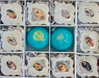 Sikh Holiday Ornaments - Custom Handmade Set of 10 Gurus