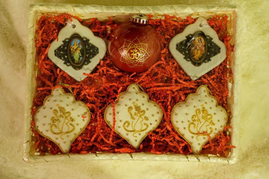 Hindu Holiday Ornament Set of 12 Etsy