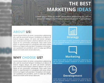Modern Flyer Etsy