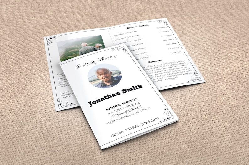 Funeral brochure design ghana rafa