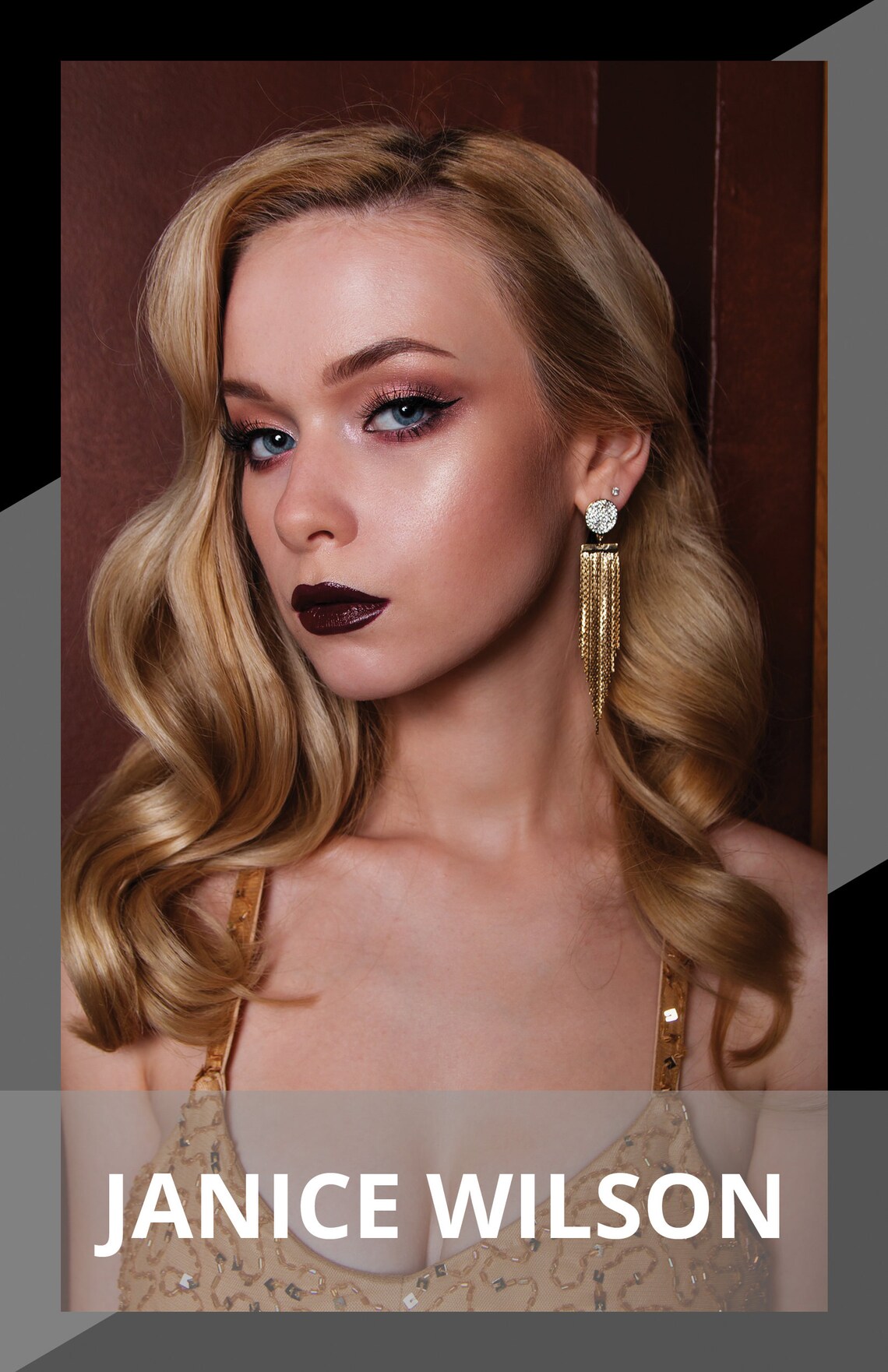 Modeling Comp Card Template Word Template Photoshop Etsy
