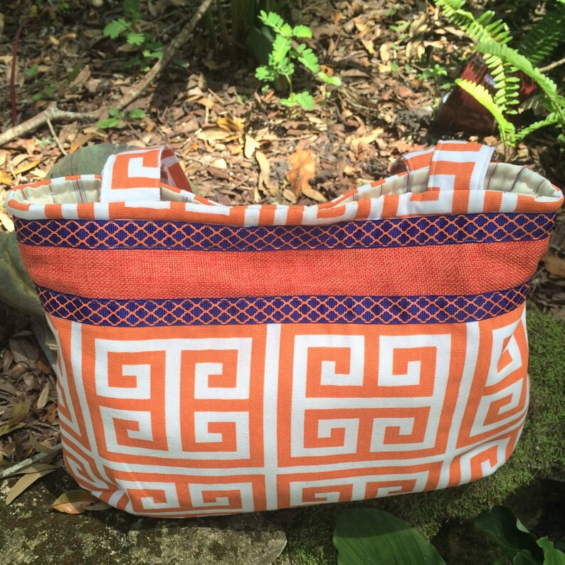 Florida Gator Handbag Gator Gear Orange and Blue Bag Gator Etsy