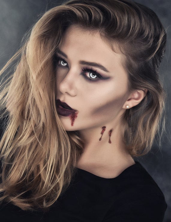 Tatuajes temporales mordisco Vampiro