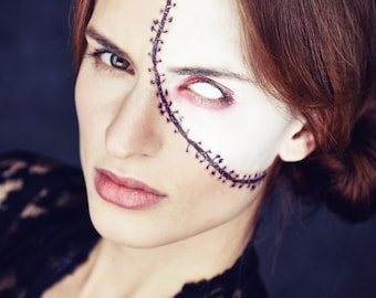 Halloween Set Scars - Includes 6 tattoos(each 1.50 x 2.51 Inches): Temporary tattoos, scar, scar, costume, cut, costume temporary tattoo