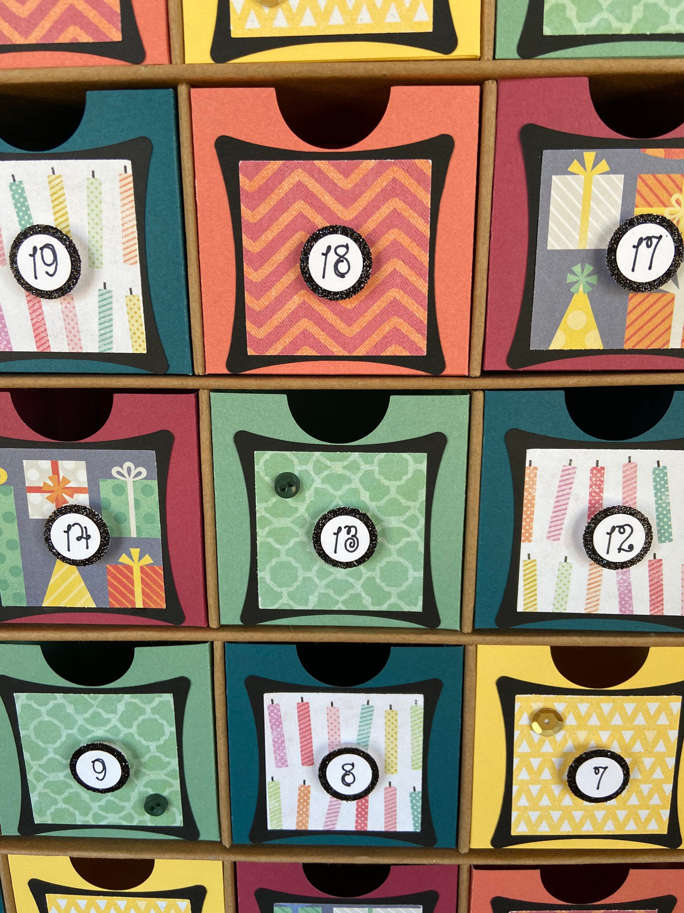 Calendario de cuenta regresiva de cumpleaños Etsy