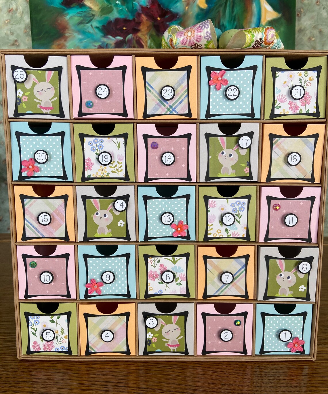 Extra Large Easter Countdown Calendar Etsy