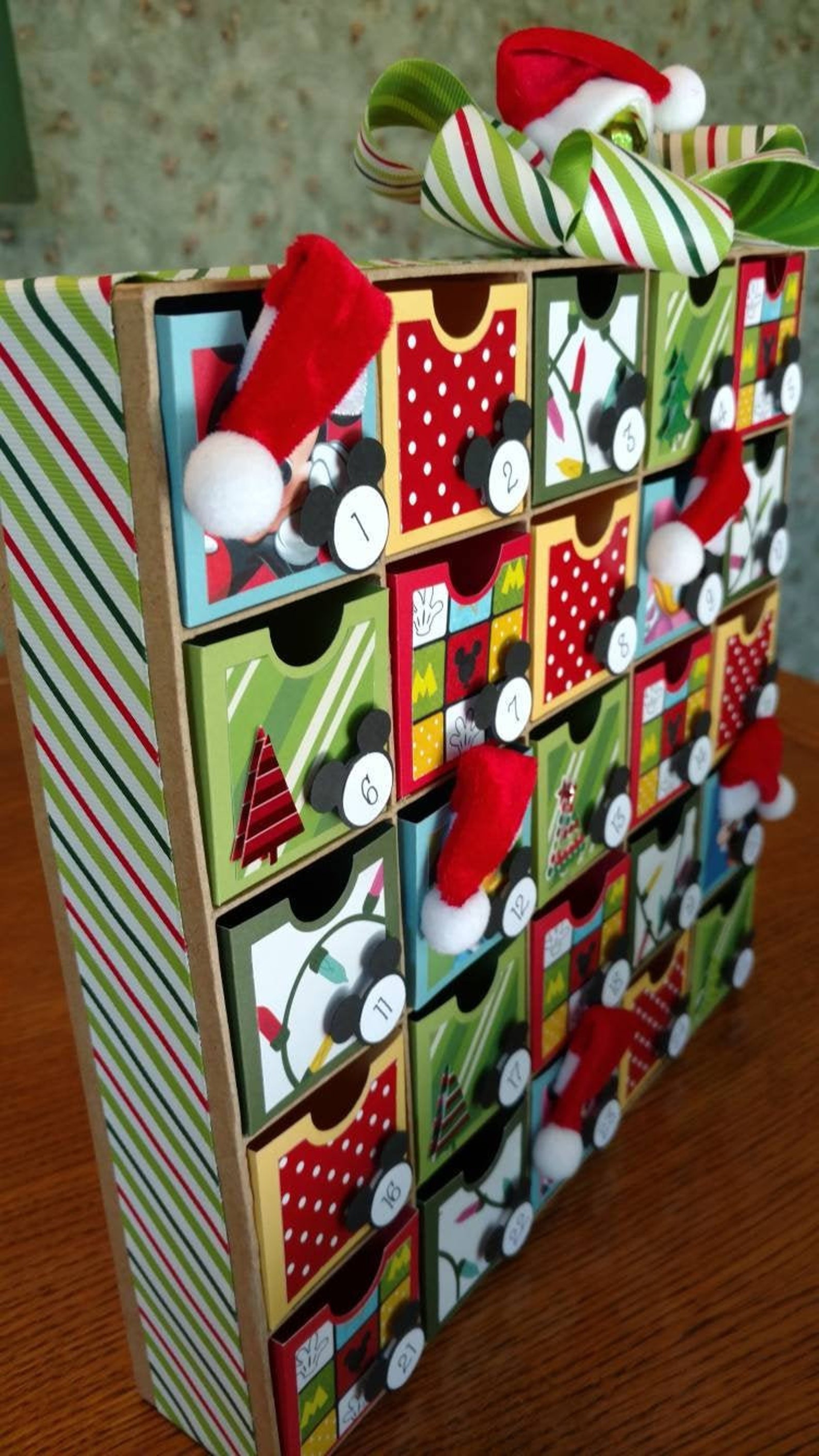 Large Disney Christmas Countdown Calendar Etsy