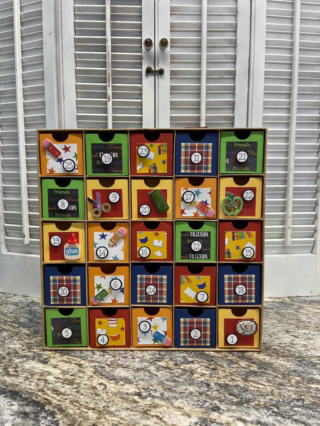 School Countdown Calendar Large - Etsy