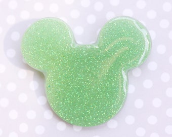 Pastel Green Mickey Brooch