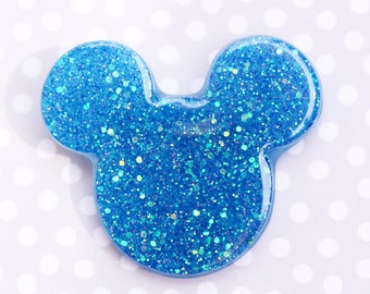 Mouse Brooch - Mermaid Tail Blue Mickey Brooch