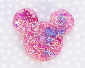 Mouse Brooch - Hot Pink Mickey Brooch