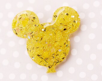 Mickey Balloon Brooch - Sunflower Yellow Mickey Brooch